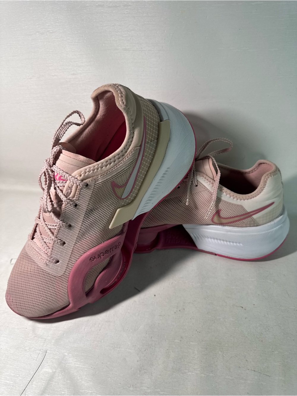 Nike Air Zoom SuperRep 3 Pink Oxford Women's  Size 8 EUC!